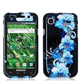 Blue Flowers Design Crystal Hard Skin Case Cover for Samsung Galaxy S 4G Ph ....