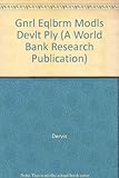 General equilibrium models for development policy