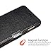 iPhone 6s/6 Case, Benuo [Ultra Slim] Genuine Leather Folio Flip Case [Simple & Protective] with Magnetic Closure for iPhone 6s/iPhone 6 4.7 inch (Black)