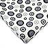 One Grace Place Teyo's Tires Crib Sheet, Black, White, Grey (Discontinued by Manufacturer)
