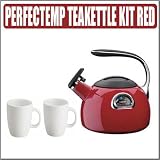 Cuisinart PTK-330BK Perfectemp Teakettle Red Bodum 7305-03B Bistro White Porcelain 12oz Coffee Mug