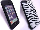 FLASH SUPERSTORE APPLE IPOD TOUCH 2 SILICON CASE/COVER/SKIN ZEBRA PATTERN