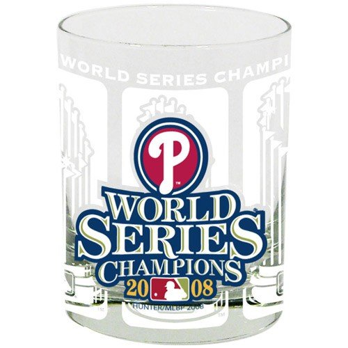 Buy Philadelphia Phillies 2008 World Series Champions 14oz. Executive Frosty Bottoms Up Glass by Football Fanatics