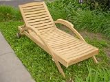 Anderson Teak SL-098 Innova Sun Lounger (Natural)