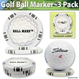 Trademark 10-BM3 Ball Mark - Trendy & New - Poker Chip Golf Ball Marker