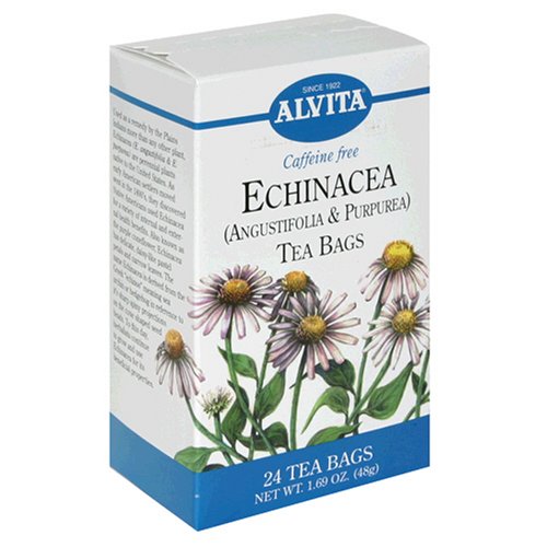 Alvita Tea Bags, Echinacea, Caffeine Free, 24 tea bags (Pack of 3) by Alvita
