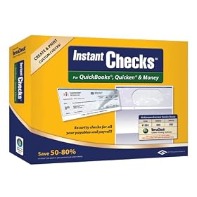 G7 Productivity Blue Prestige Instant Checks for QuickBooks, Quicken and Money Form #1000 Business Voucher 500 Count