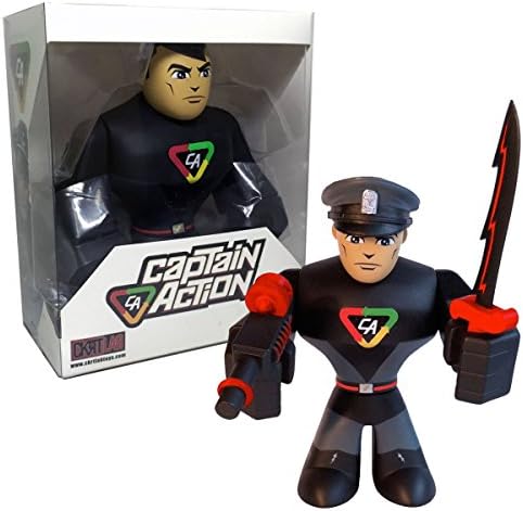 The CAPTAIN ACTION Black Ops Edition - Vinyl Action Figure