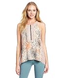 51zvul6dqLL. SL160  BCBGMAXAZRIA Womens Nodin Print Block Top