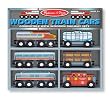 Melissa & Doug Wooden Train Cars Set
