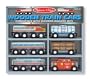 Melissa & Doug Wooden Train Cars Set