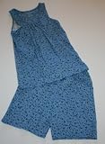 Liz Claiborne Women’s 2 Piece Pajama Set – Blue Ditsy