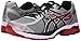 ASICS Men's GEL Flux 3 Running Shoe, Silver/Onyx/Racing Red, 9.5 4E US
