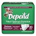 Depend Fitted Maximum Protection Briefs Size Small/Medium Pk/20