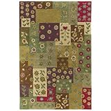 IMAGE OF Khazana Patchwork Ivory 6553 - 01 Quilt Rug Size: 8' x 11'