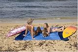 ParaSheet Beach Blanket, Beach Towel -Size: 7ft x 7ft--Fits into 8inch x 5inch attachted pouch: Great for the Beach, Travel, Picnics. Beach Mat