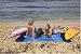 ParaSheet Beach Blanket, Beach Towel -Size: 7ft x 7ft--Fits into 8inch x 5inch attachted pouch: Great for the Beach, Travel, Picnic s. Beach Mat