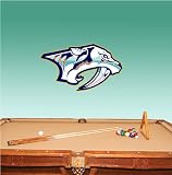 Nashville Predators Hockey Wall Decal 25" x 18"