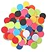 Playfully Ever After 1 inch Mixed Color Assortment 100pc Felt Circle Stickers