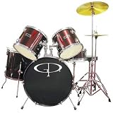 Groove Percussion GP100 Wine Red 5 Piece Drum Set - B000PGYAAK