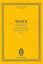CONCERTO FOR BASSOON AND ORCHESTRA OPUS 75 F MAJOR (Edition Eulenburg) CONCERTO FOR BASSOON AND ORCHESTRA OPUS 75 F MAJOR (Edition Eulenburg)