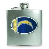 NFL San Diego Chargers Stainless Steel Hip Flask 6oz