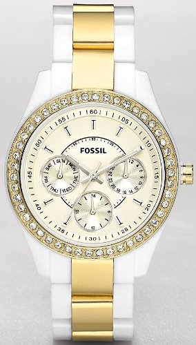 Fossil Women's ES2805 Stella Acrylic Bracelet With Dial Watch