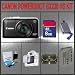 Canon Powershot SX230 HS Digital Camera (Black) + Huge Accessories Package Including 8GB SDHC Memory Card + High Capacity Replacement Lithium-Ion Battery + Hi-Speed SD Card Reader + Carrying Case + Table Top Tripod Kit