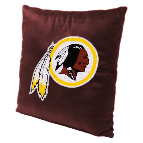 NFL Washington Redskins 16-Inch Polyester Felt Plush Pillow