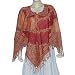 Ponchos in Wool Jacquard Design Womens Outerwear Dress 40 x 40 inches(pnch275)