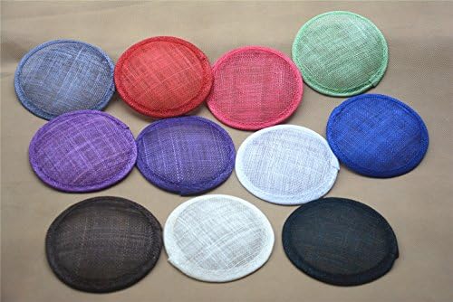 4.7" Round Sinamay Hat Fascinator Base Millinery Craft Material B067