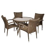 Atlantic Bari 5-Piece Dining Set