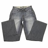 Marc Ecko - Ecko Unlimited Mens Washed Dark Blue Baggy Fit Jeans