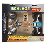 Schlage Lock Siena 619 Combo Satin Nickel FB350NVSIE619
