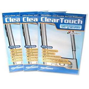 Garmin Fishfinder 140 ClearTouch Crystal Screen Protectors (3-Pack)