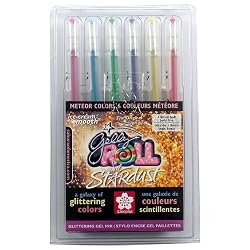 GELLY ROLL STARDUST 6 PEN SET SAKURA METEOR PACK PEN SET KIT