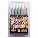 Sakura Gelly Roll Stardust Bold Meteor Pens 6 Per Package-Silver/Marine/Copper/Pink/Green/Blue