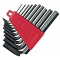 Silverline HK11 10 Piece Hex Key Set with Storage Clip
