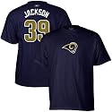 Reebok St. Louis Rams #34 Steven Jackson Navy Blue Scrimmage Gear T-shirt
