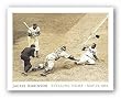 Jackie Robinson Stealing Home May 18, 1952 by Rachel Robinson 28"x22" Art Print Poster