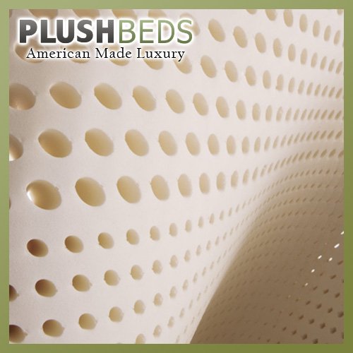 PlushBeds 3 Natural Talalay Latex Topper Queen coconuas190
