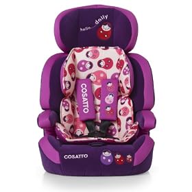 Cosatto Zoomi Group 1-2-3 High Back Booster Car Seat (Hello Dolly)