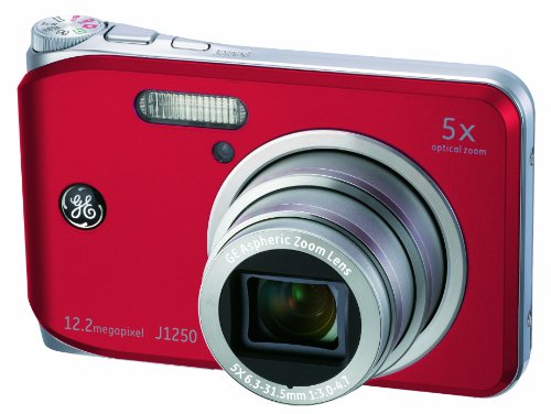 GE デジタルカメラ J1250 レッド J1250R
