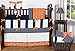 Orange and Navy Musical Baby Crib Mobile for Arrow Collection