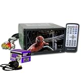 In-dash 7 GPS Navigation System with TV/DVD/ Bluetooth and Mounted Bumper Backup Camera
