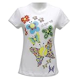 US Open 2008 Women's Butterfly Tee by Heidi Klum - White