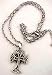 Celtic Cross Pewter Pendant & Necklace Knotwork