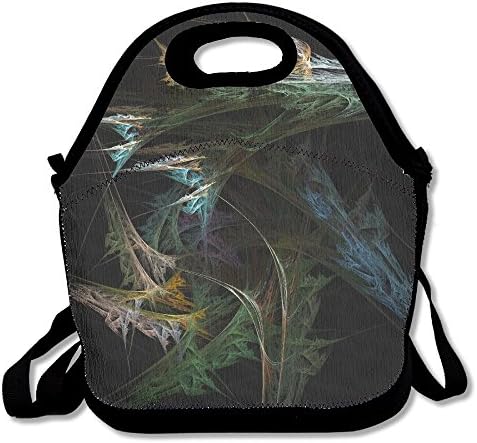 Unisex Handy Portable Easy Convenient Lunch Bag,Black