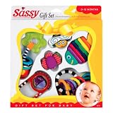 Sassy Baby's First Toys 6 Piece Gift Set by Sassy