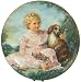 Reco Barefoot Children Plate by Sandra Kuck Golden Afternoon